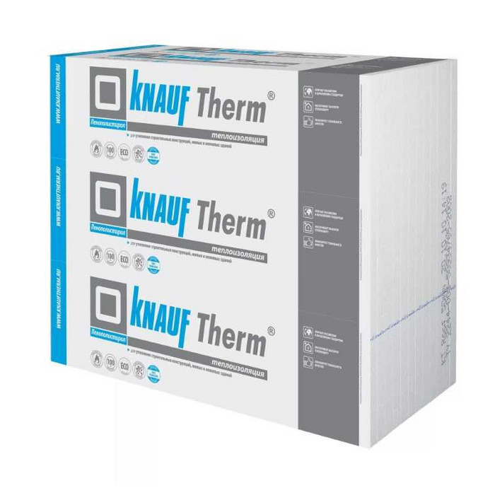 Утеплитель пенополистирол Кнауф Therm 25 Стена 100х1200х1000 100 мм